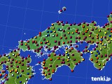 中国地方のアメダス実況(日照時間)(2023年07月30日)