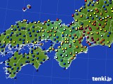 2023年07月31日の近畿地方のアメダス(日照時間)