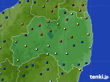 福島県のアメダス実況(日照時間)(2023年07月31日)