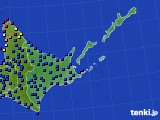 道東のアメダス実況(日照時間)(2023年07月31日)