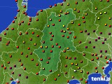 長野県のアメダス実況(気温)(2023年07月31日)