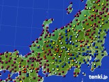 北陸地方のアメダス実況(日照時間)(2023年08月01日)