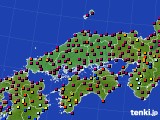 中国地方のアメダス実況(日照時間)(2023年08月01日)