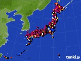 2023年08月01日のアメダス(日照時間)