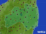 福島県のアメダス実況(日照時間)(2023年08月01日)