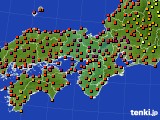 近畿地方のアメダス実況(気温)(2023年08月01日)
