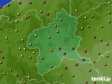 群馬県のアメダス実況(気温)(2023年08月01日)