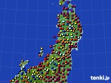 東北地方のアメダス実況(日照時間)(2023年08月02日)
