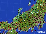 2023年08月02日の北陸地方のアメダス(日照時間)