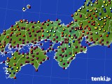 2023年08月02日の近畿地方のアメダス(日照時間)