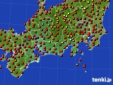 2023年08月02日の東海地方のアメダス(気温)