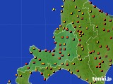 道央のアメダス実況(気温)(2023年08月02日)
