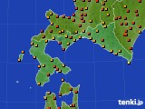 道南のアメダス実況(気温)(2023年08月02日)