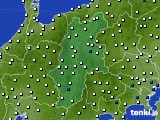 長野県のアメダス実況(風向・風速)(2023年08月02日)
