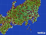 2023年08月03日の関東・甲信地方のアメダス(気温)
