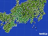 東海地方のアメダス実況(風向・風速)(2023年08月03日)