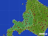 道央のアメダス実況(気温)(2023年08月04日)
