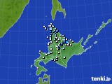 北海道地方のアメダス実況(降水量)(2023年08月05日)