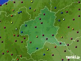 群馬県のアメダス実況(日照時間)(2023年08月05日)