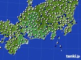 東海地方のアメダス実況(風向・風速)(2023年08月05日)