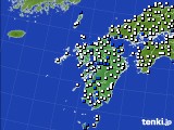 九州地方のアメダス実況(風向・風速)(2023年08月05日)