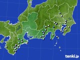 東海地方のアメダス実況(降水量)(2023年08月06日)