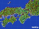 近畿地方のアメダス実況(日照時間)(2023年08月06日)