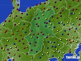 長野県のアメダス実況(日照時間)(2023年08月06日)