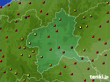 群馬県のアメダス実況(気温)(2023年08月06日)
