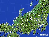 2023年08月06日の北陸地方のアメダス(風向・風速)