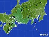 東海地方のアメダス実況(降水量)(2023年08月07日)