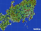 関東・甲信地方のアメダス実況(日照時間)(2023年08月07日)