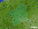 群馬県のアメダス実況(日照時間)(2023年08月07日)