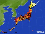 アメダス実況(気温)(2023年08月07日)