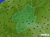 群馬県のアメダス実況(気温)(2023年08月07日)