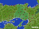 兵庫県のアメダス実況(気温)(2023年08月07日)