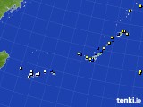 沖縄地方のアメダス実況(風向・風速)(2023年08月07日)