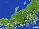 北陸地方のアメダス実況(降水量)(2023年08月09日)