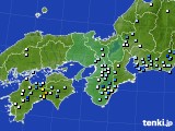 2023年08月09日の近畿地方のアメダス(降水量)