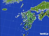 九州地方のアメダス実況(降水量)(2023年08月09日)