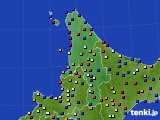 道北のアメダス実況(日照時間)(2023年08月09日)