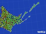 道東のアメダス実況(日照時間)(2023年08月09日)