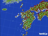 九州地方のアメダス実況(気温)(2023年08月09日)