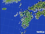 2023年08月10日の九州地方のアメダス(風向・風速)