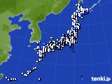 アメダス実況(風向・風速)(2023年08月10日)