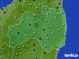 2023年08月10日の福島県のアメダス(風向・風速)