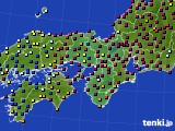 近畿地方のアメダス実況(日照時間)(2023年08月11日)