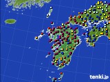 九州地方のアメダス実況(日照時間)(2023年08月11日)