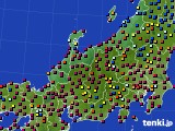 北陸地方のアメダス実況(日照時間)(2023年08月12日)
