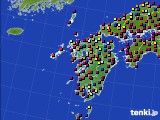 九州地方のアメダス実況(日照時間)(2023年08月12日)